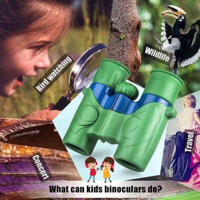 Eco friendly 179.5g 4.72inch Children'S Toy Binoculars 8x Looking Through